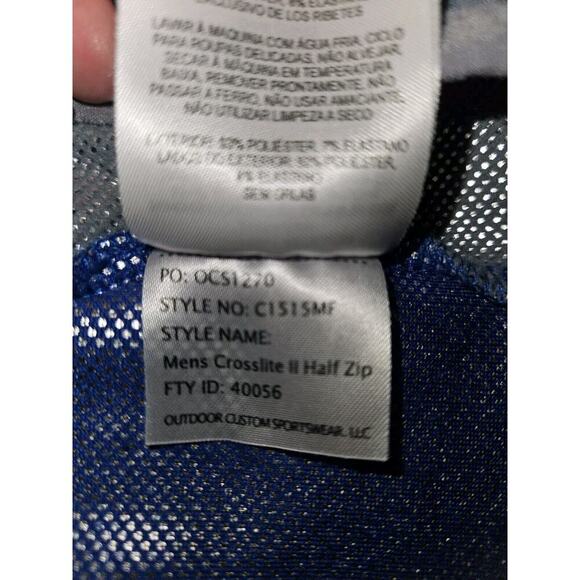 2016 World Champions Chicago Cubs Columbia Omni-Heat 1/4 Fleece Pullover Size L - Picture 13 of 14